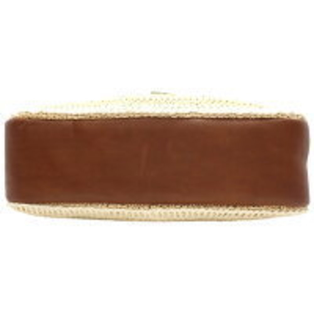 SAINT LAURENT PARIS Lou Camera Bag Crossbody YSL Fringe Straw Brown - Picture 4 of 6